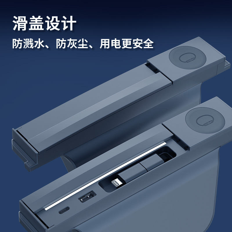 For Tesla expansion dock center console refreshed Model3/Y accessory HUB expander car fast charge adapter