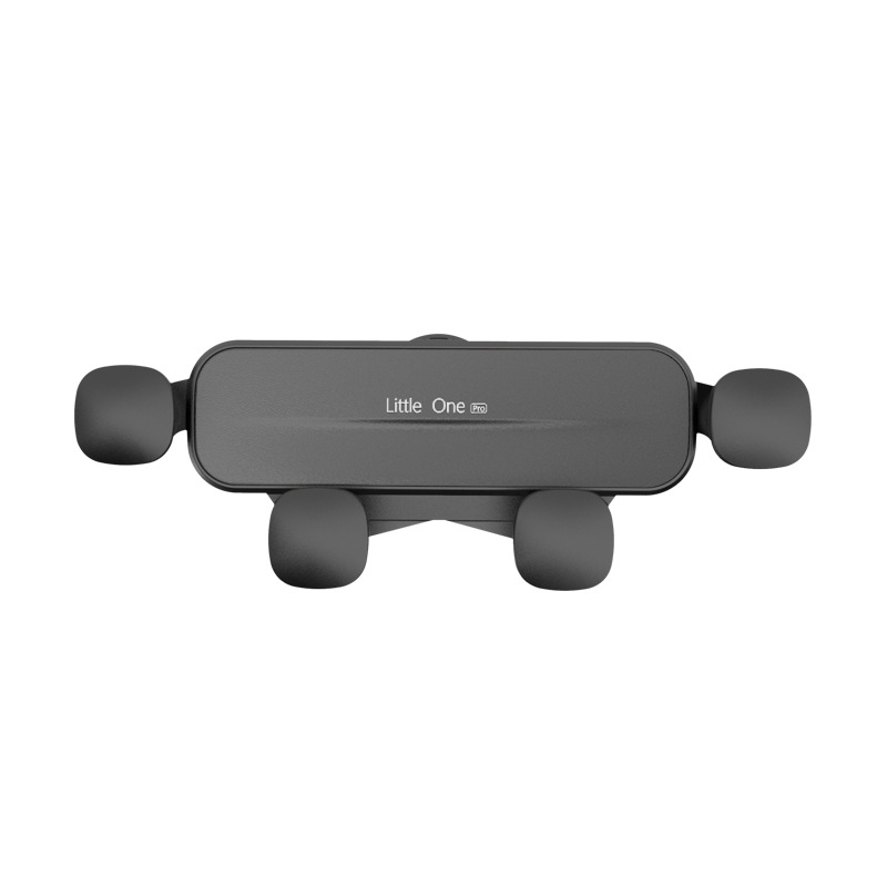 Car Phone Holder Metal Gravity Air Vent Silent Car Universal Snap-On Cartoon Phone Holder