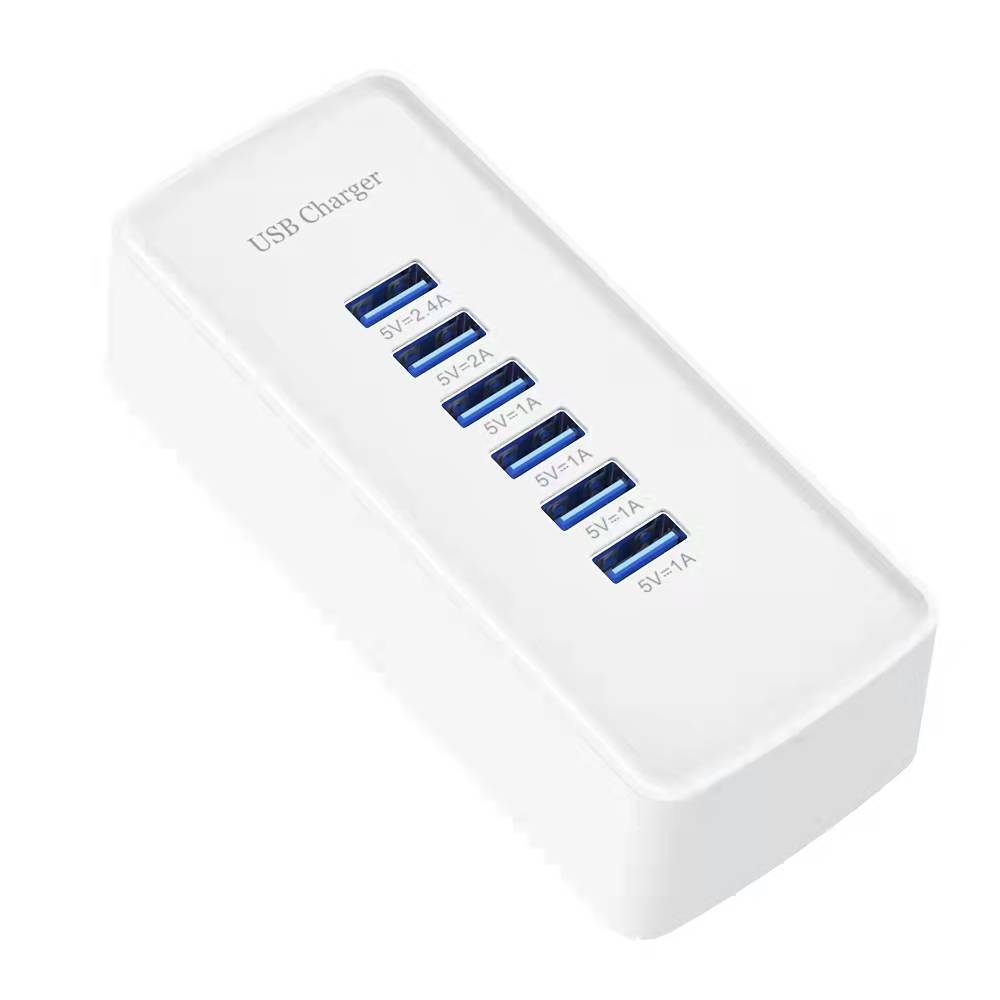 Desktop smartphone charger USB6-port convenient charger multi-port MP3 travel charger