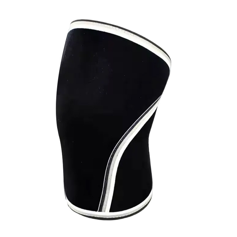 Weightlifting knee brace, squat strongman stabilization compression fitness professional strength training 7mm high-elastic neoprene