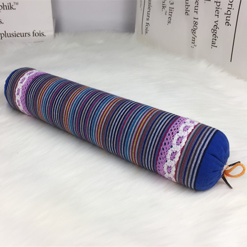 Cassia seed small round pillow cervical pillow stick buckwheat husk neck pillow spine reverse arch correction device cylindrical curve