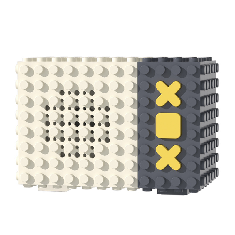 New building block Bluetooth speaker mini small sound loud matching Lego toy children companion gift gift