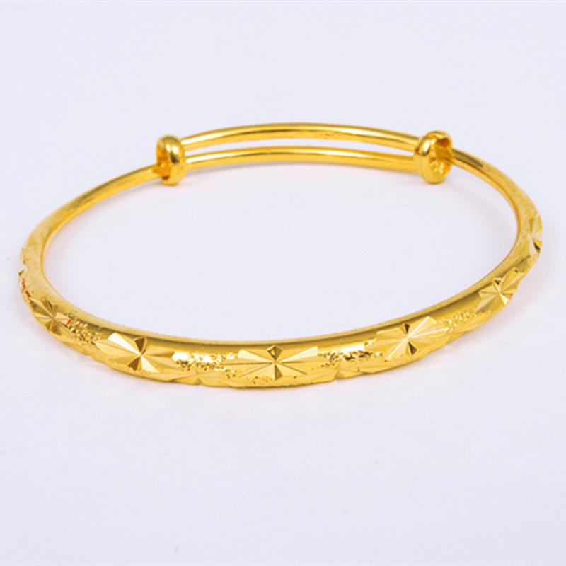 Vietnam sand gold bracelet women simulation gold-plated 999 pure dragon and phoenix fake gold copper bracelet hand jewelry