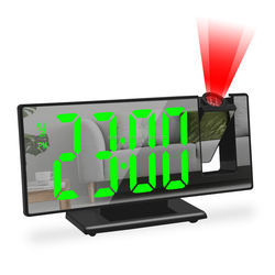 LED projection clock student clock large character large screen alarm clock