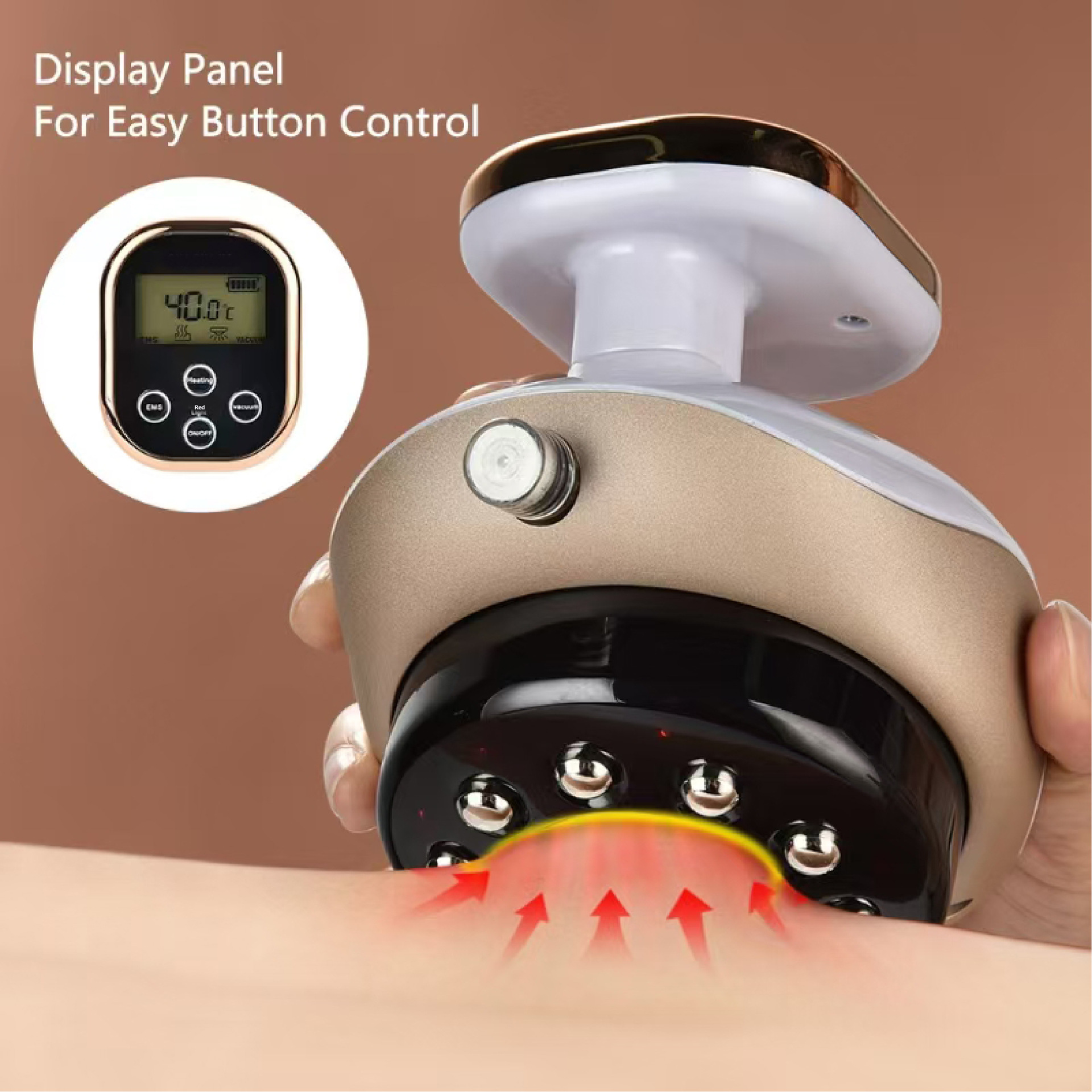 Electric Gua Sha Device Household Acupoint Meridian Dredging Back Cupping Suction Sha Whole Body Massage Portable