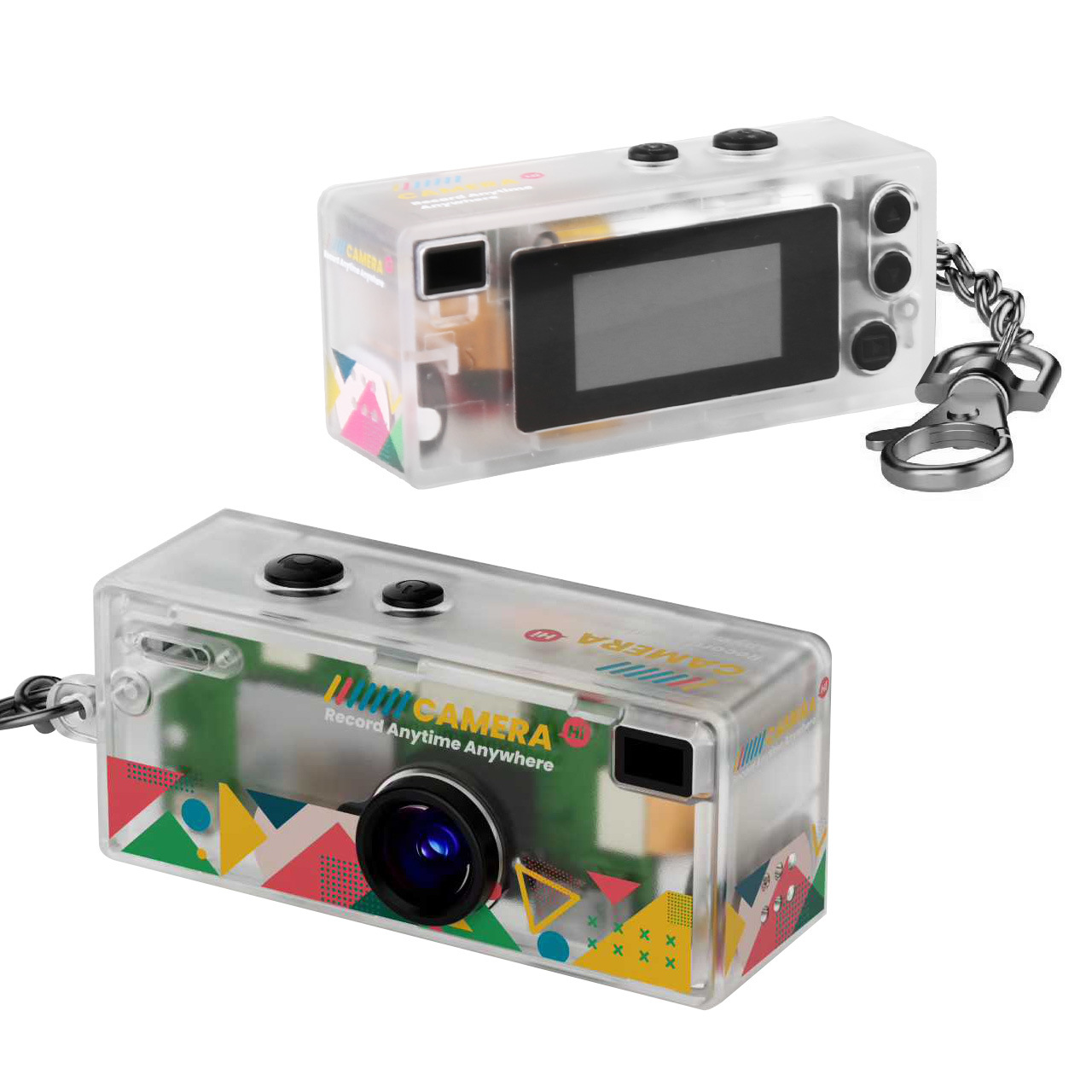 Mini Thumb Camera Backpack Pendant Can Take Photos and Upload to Phone Student Portable HD with Screen