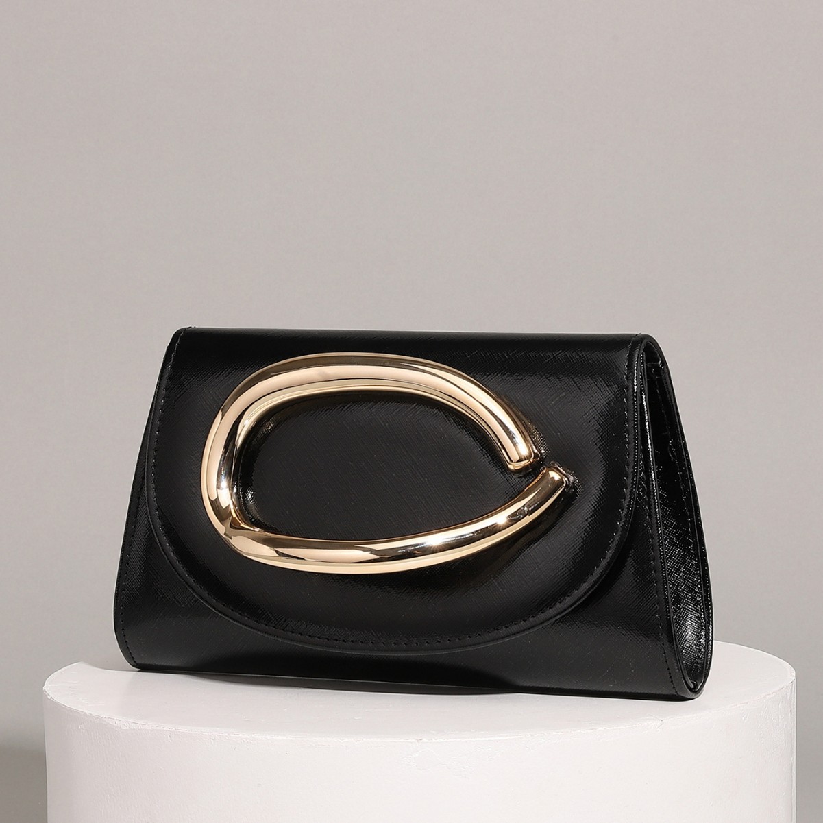 Textured PU Evening Bag 2026 Clutch Bag Women's Bag