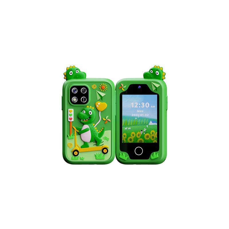New children's mobile phone high-definition can shoot video early education mini camera big head sticker game toy phone filter