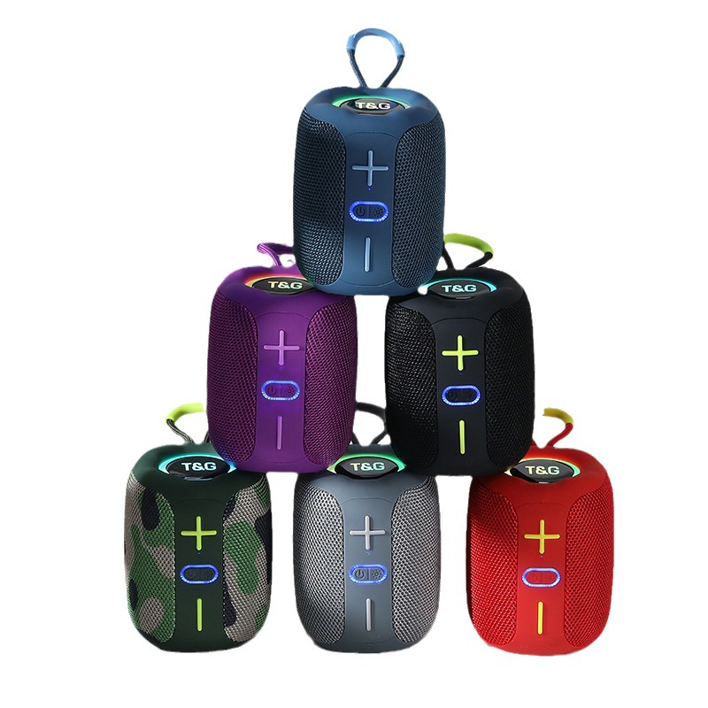 New TG658 Wireless Bluetooth Speaker Outdoor Sports Bass TWS Handle Portable High-Quality Gift Speaker