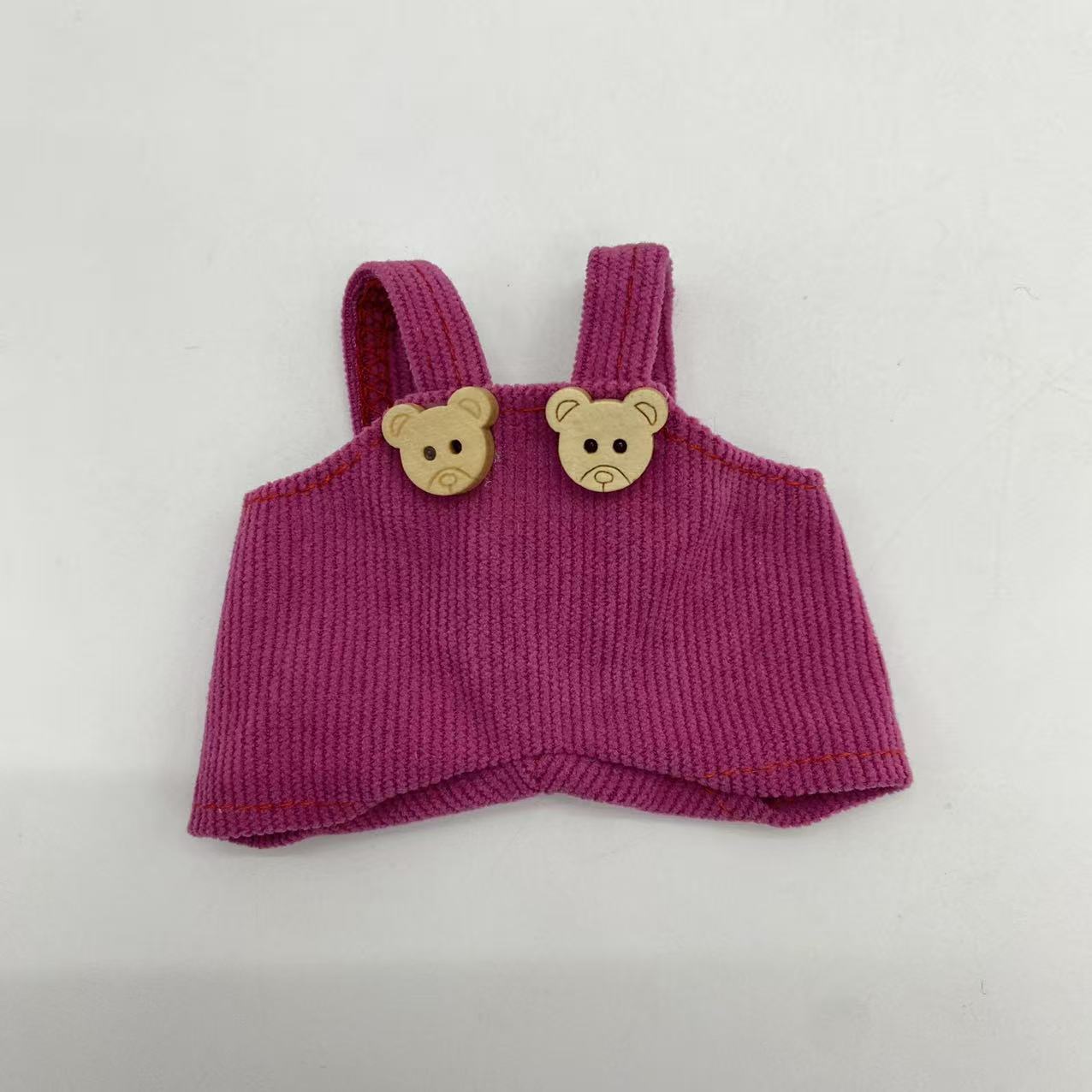 10cm Kt cat doll clothes overalls Wallace and Gromit Labubu cotton doll pendant dress clothes
