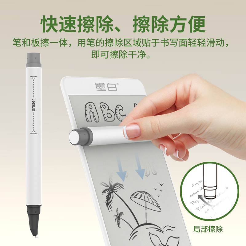 5.5-inch Microcapsule Magnetic Whiteboard Writing Board, Dust-Free, Ink-Free, Zero Consumables, Partially Erasable Handwriting Board Draft