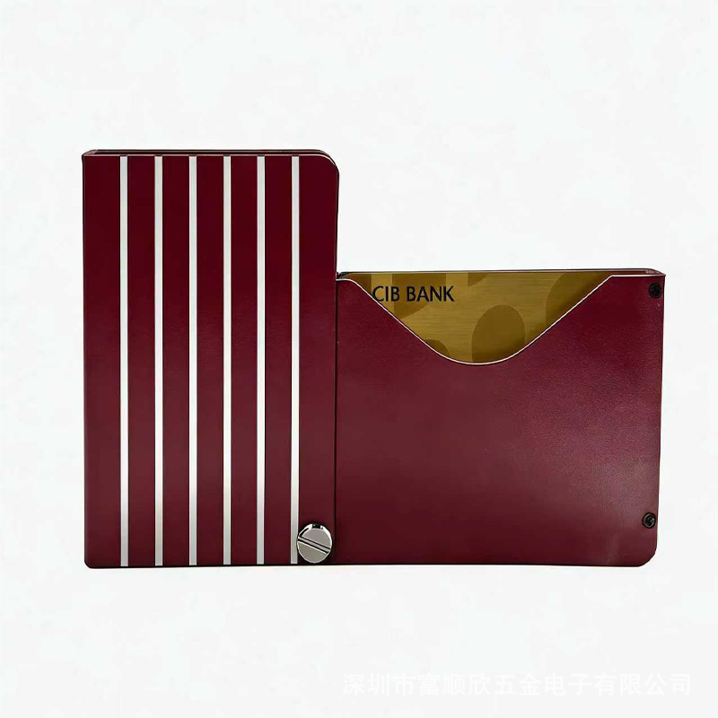 26 New Aluminum Alloy RFID Blocking Card Holder Document Organizer Unisex Compact Portable Anti-magnetic Card Holder