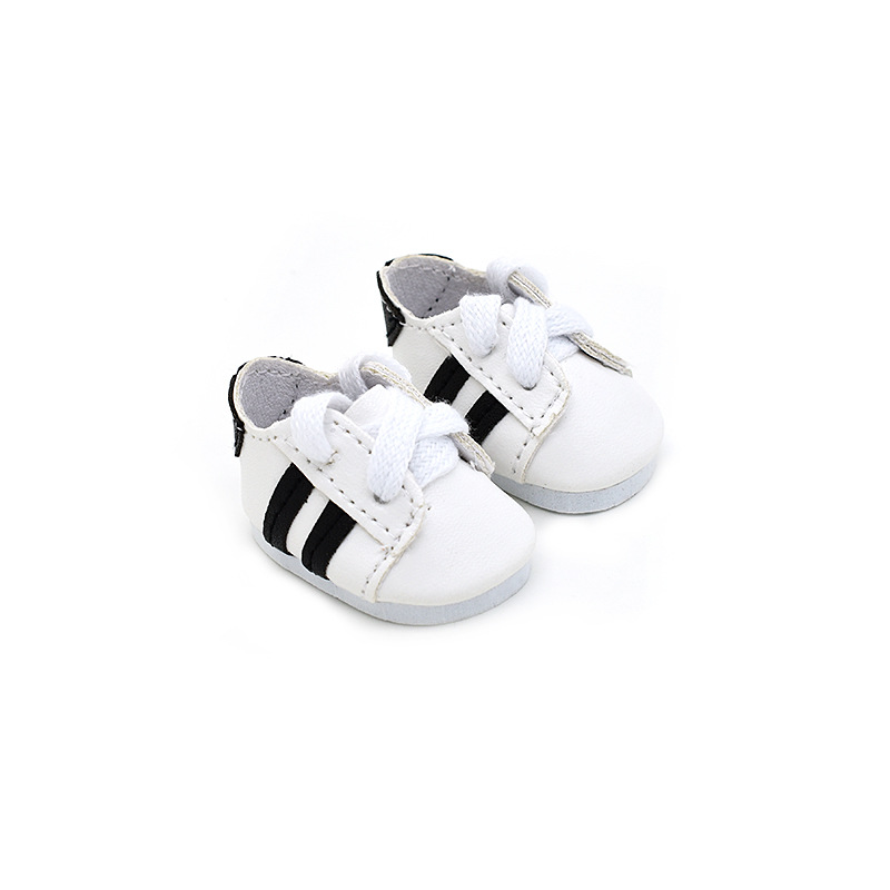 Chubby Body 20cm Cotton Doll Lace-Up Shoes Sneakers 14-Inch Doll Casual Sports Shoes