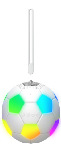 New Football Bluetooth Speaker RGB Light Portable Mini Outdoor World Cup Football Audio