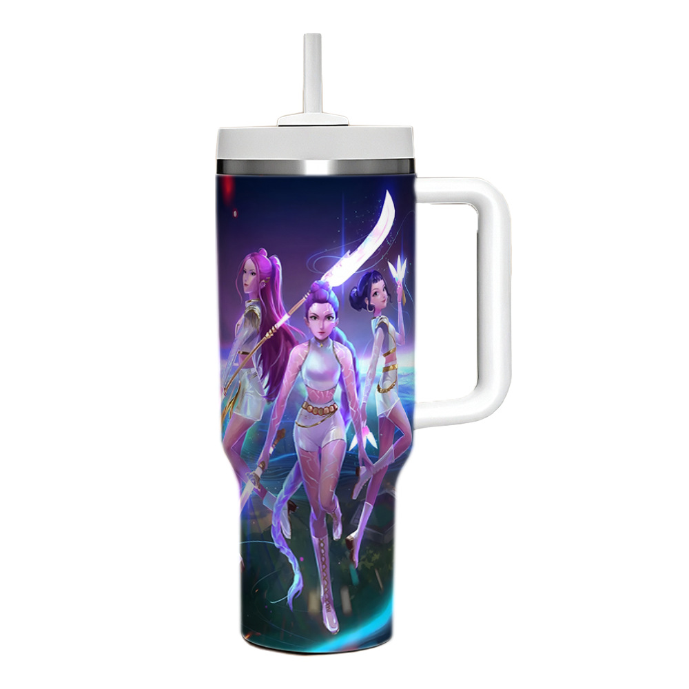 Car cup K-POP Huntrix 40oz Rumi Mira Zoey ice霸 cup