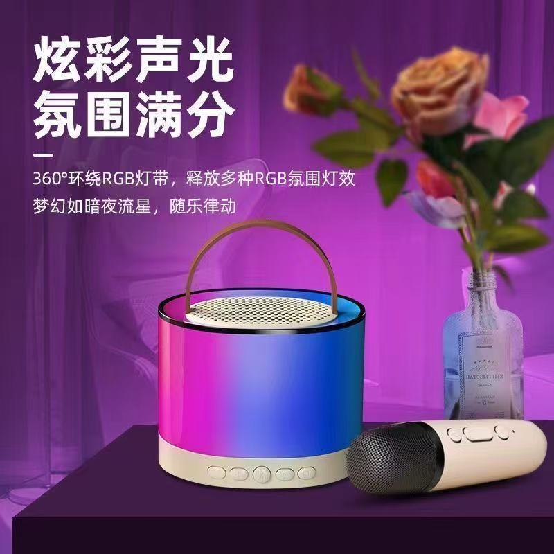 K15 Bluetooth K song speaker wireless small speaker with microphone