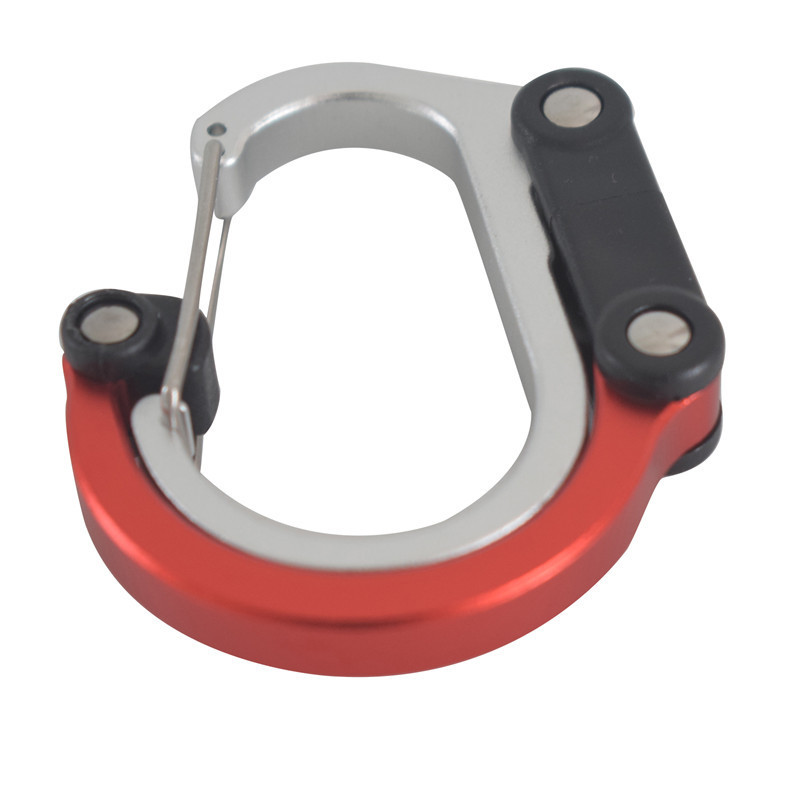 D-Shape Carabiner Aluminum Alloy Quick Hook Outdoor Sports Equipment Tool Multi-Functional Safety Outdoor Climbing Carabiner