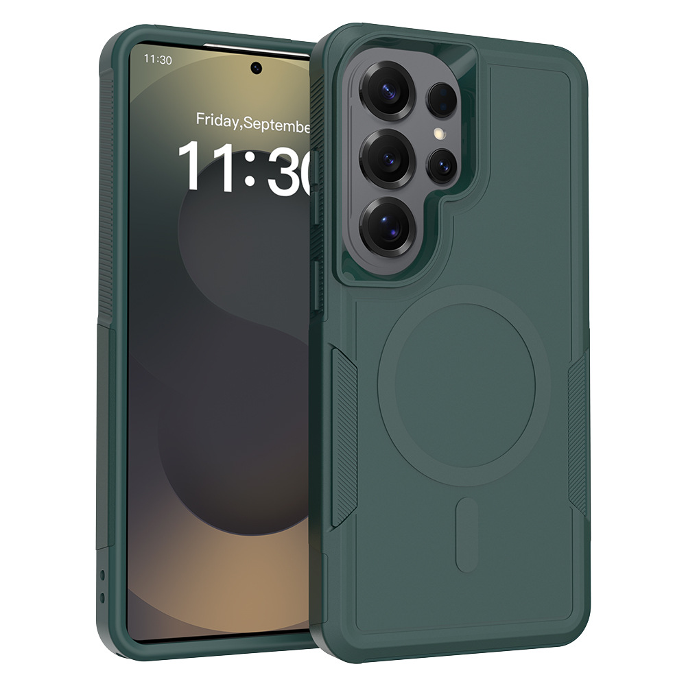 Magnetic phone case for Samsung S26 Ultra, navigation series, 2-in-1 for S25p, anti-drop for A36, protective case for A17, A06