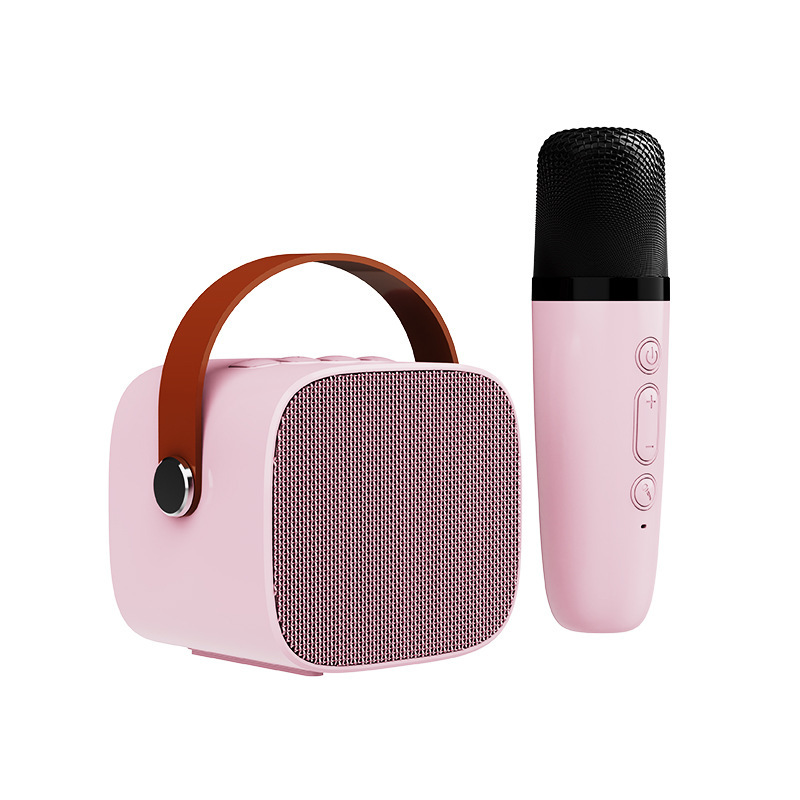 Portable Bluetooth speaker home wireless karaoke speaker microphone outdoor singing small home KTV