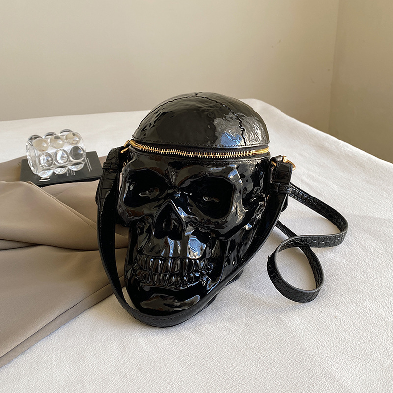 Bag for Women New Halloween Skull Bag Funny Handheld Shoulder Crossbody Bag
