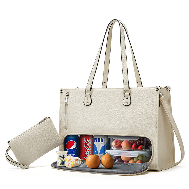 Women's bag 2026 new large capacity handbag tote bag multifunctional computer bag document bag shoulder bag
