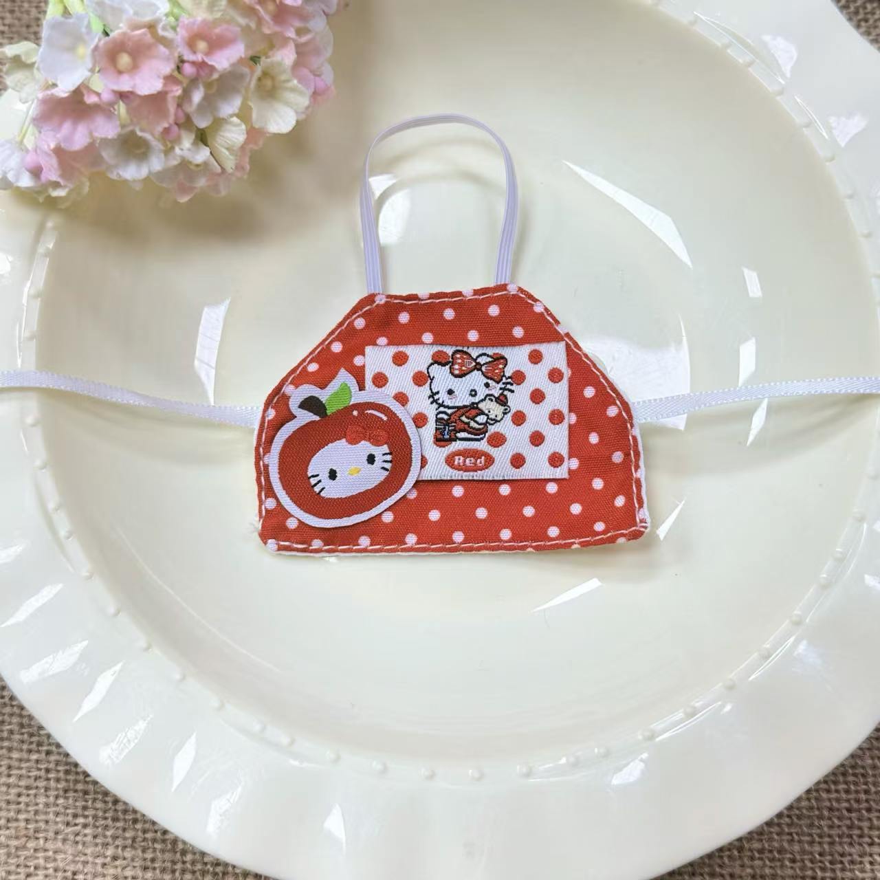10cm star person cotton doll bib 15cm self-mocking bear KT bib series cotton doll accessory wholesale
