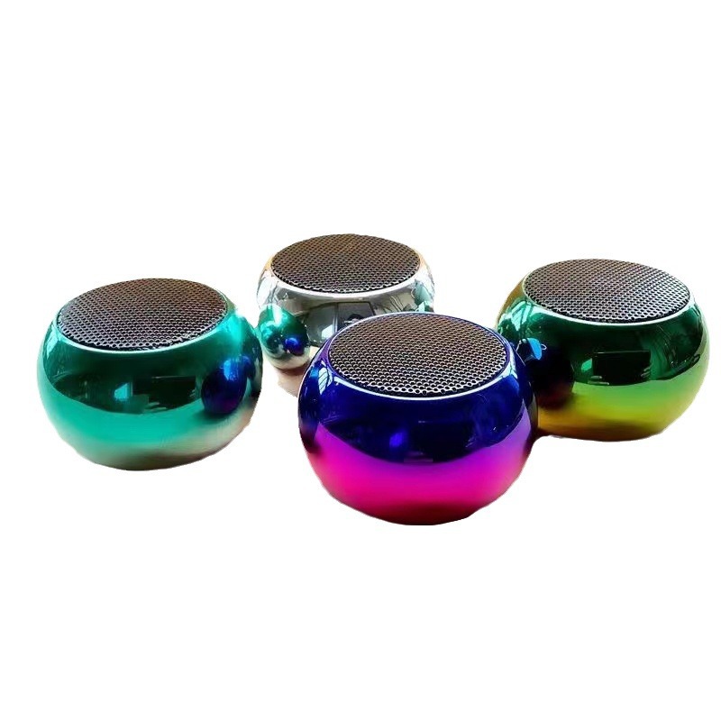 m3 Metal Bluetooth Speaker Outdoor Portable Mini Small Audio Home Wireless Desktop Bass Small Steel Cannon Speaker