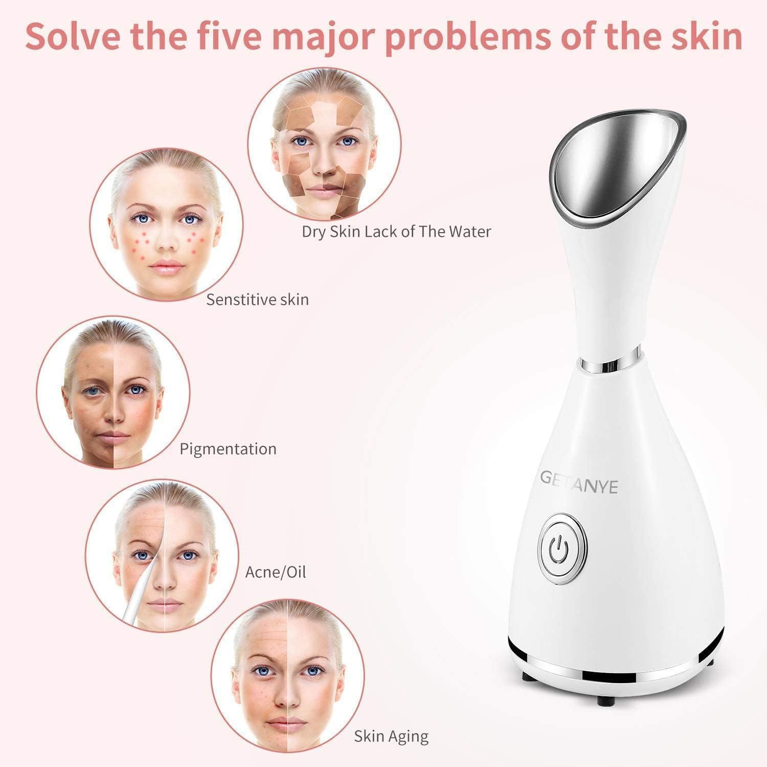 Facial steamer hot spray moisturizing spray beauty instrument for home use