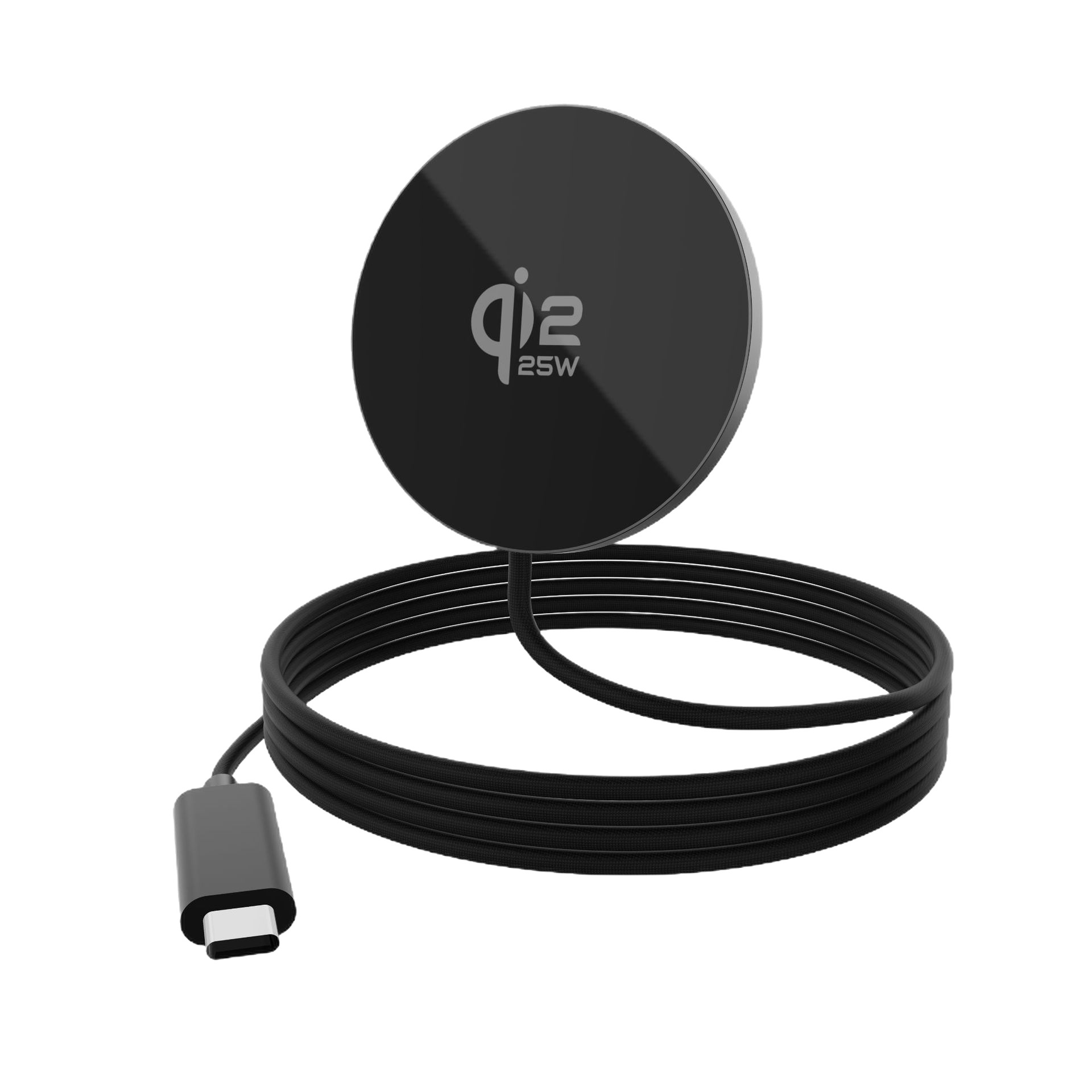 Ultra-Thin 25W Aluminum Alloy Qi2.2 Wireless Charger Magnetic Wireless Charger