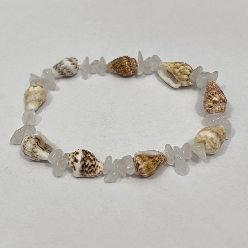 Rongshang Accessory Natural Crushed Stone Conch Bracelet Beach Leisure Shell Hand Ornament Bracelet