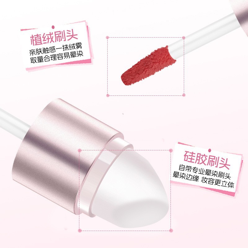 Qiyu Dora Multi-Use Cream One Stick for Lip Gloss, Lipstick, Lip Glaze, Eyeshadow, Blush, Contour, Highlight Liquid Blush