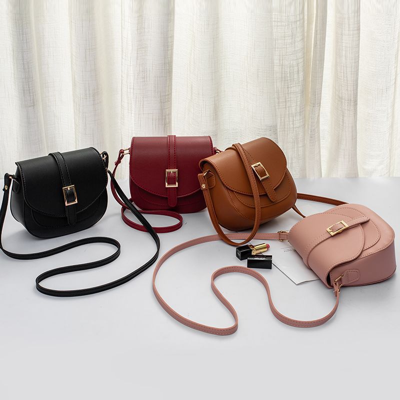 Simple 2024 New Summer Single Shoulder Bag Crossbody Women Small Bag Casual Saddle Bag