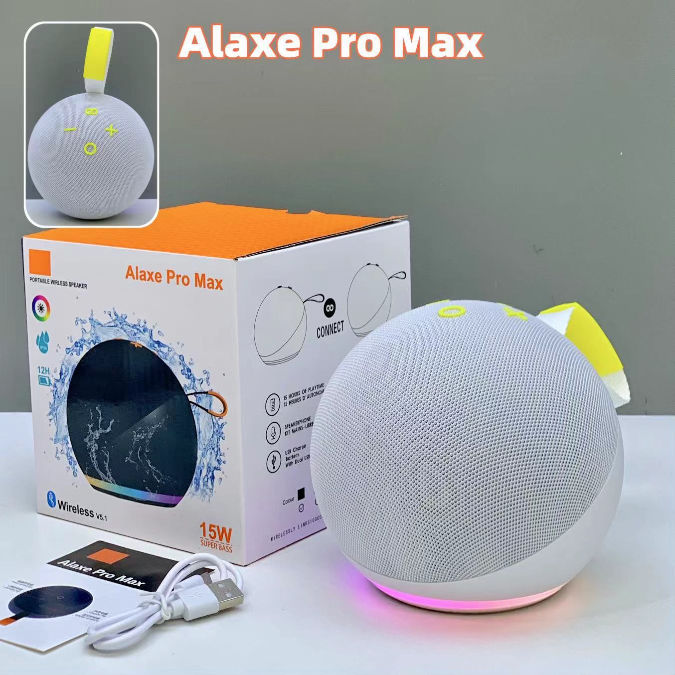 New Alaxe Pro Wireless Bluetooth Speaker Fabric Card Mini Subwoofer Sound