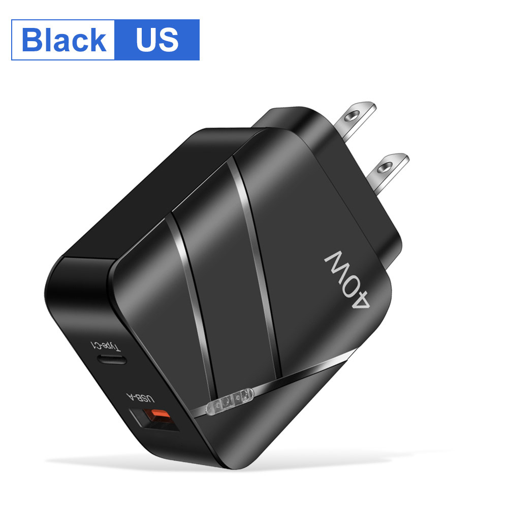 40W PD+QC3.0 Compatible with iPhone 14 Fast Charging PD Charger Travel Charger Fast Charging Phone Charger