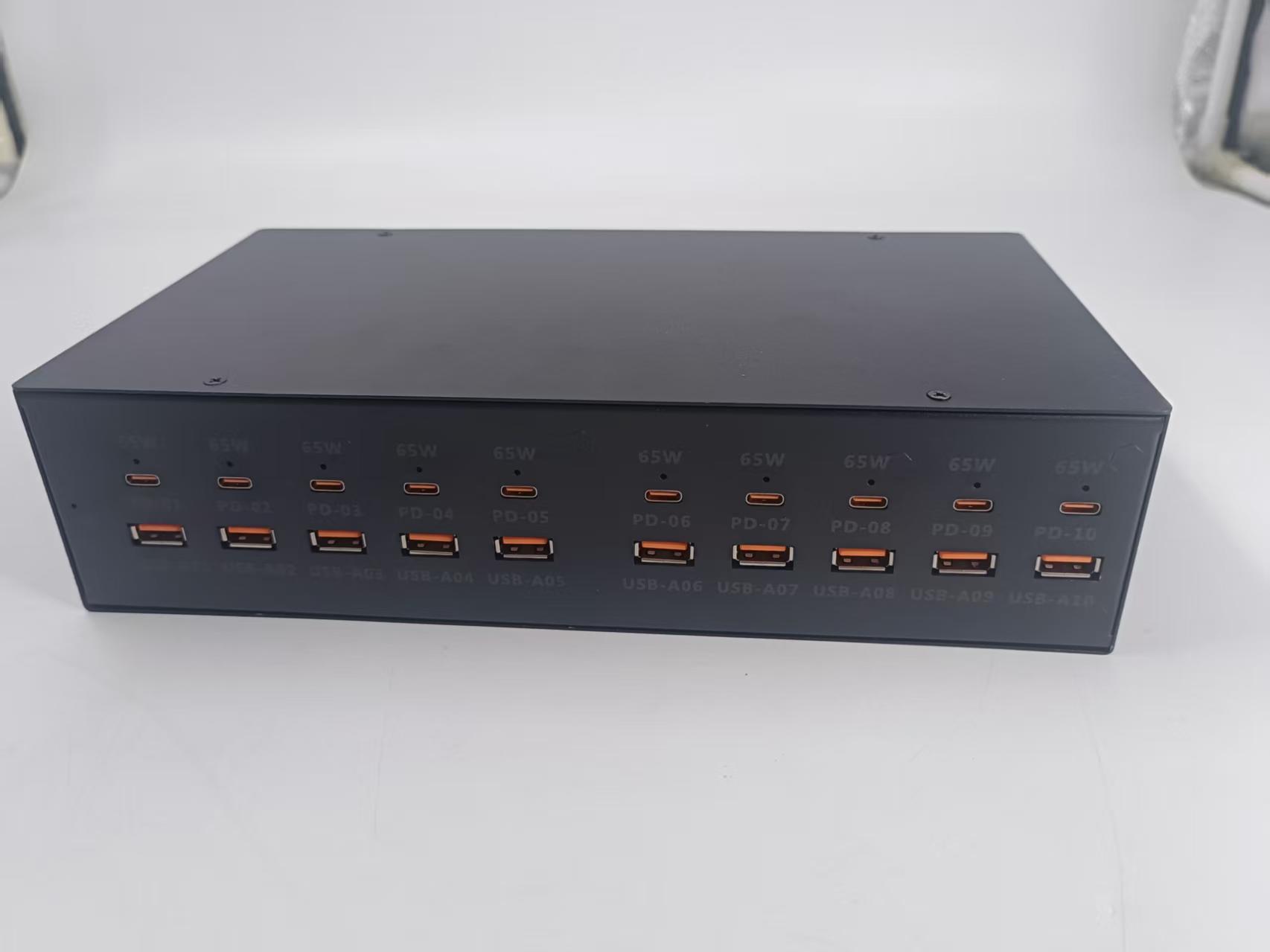 Gujia AC 60-120 Port 30W 45W 65W Fast Charging High Power Multi-Port QC TYPE-C Protocol Charger