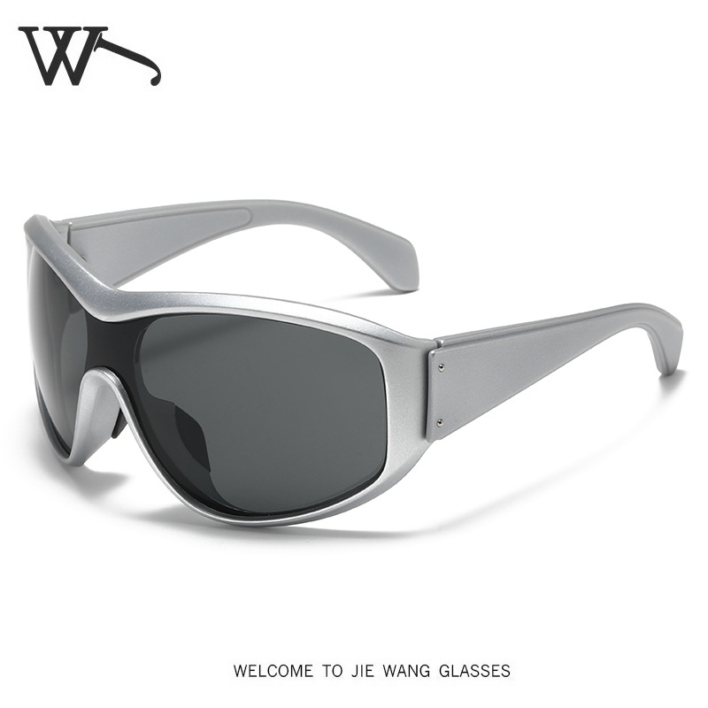 New Outdoor Sports Large Frame Sunglasses Cycling Leisure Windproof Sand Sun Protection Sunglasses
