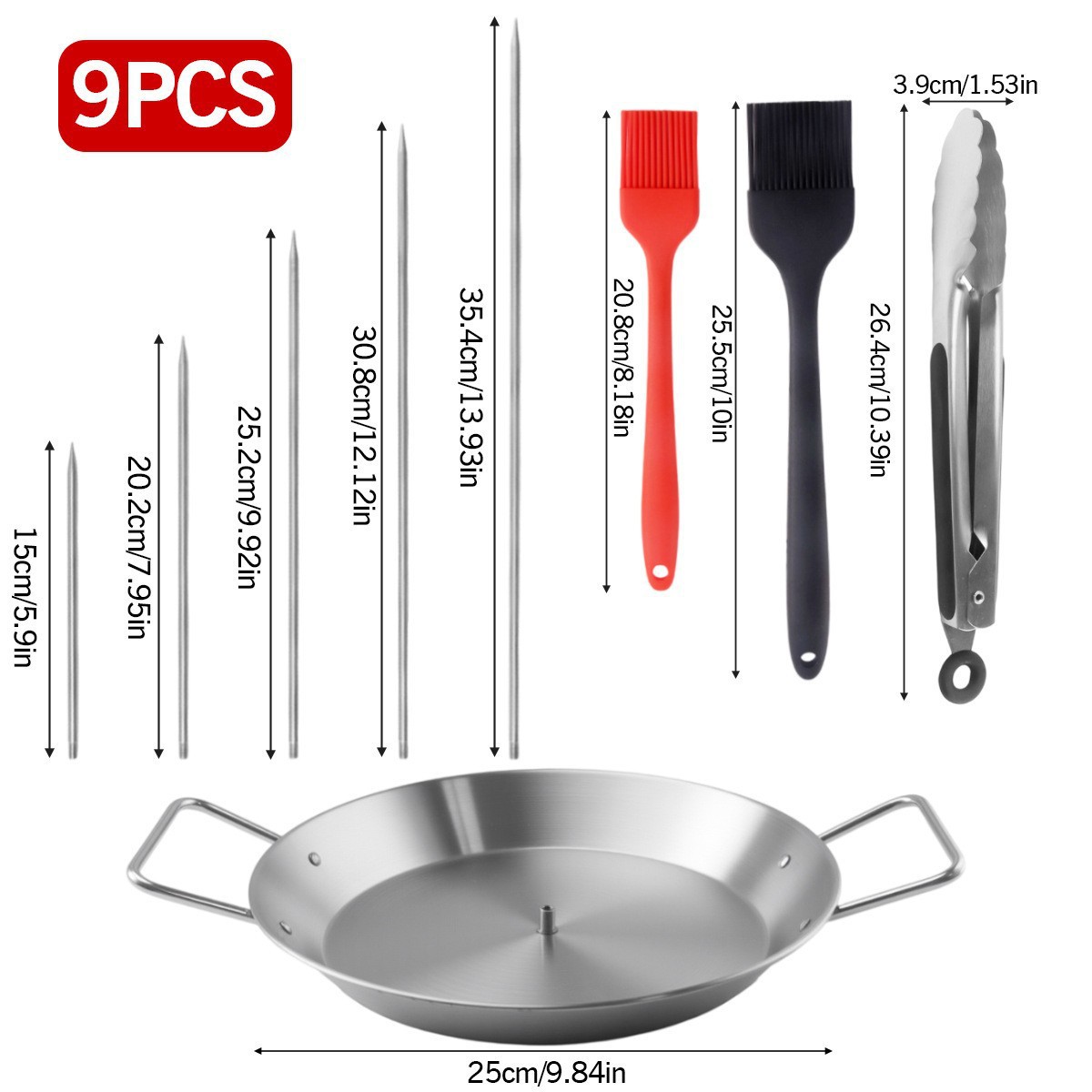 Household Stainless Steel Vertical Screw BBQ Pot Accessories Detachable Roast Chicken Pan Roast Meat Pan Set
