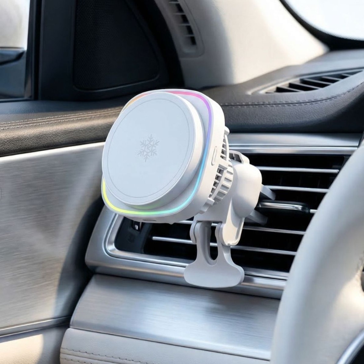 New Qi2 Certified Fast Charge Car Wireless Phone Holder Charger Car Air Vent Navigation Holder