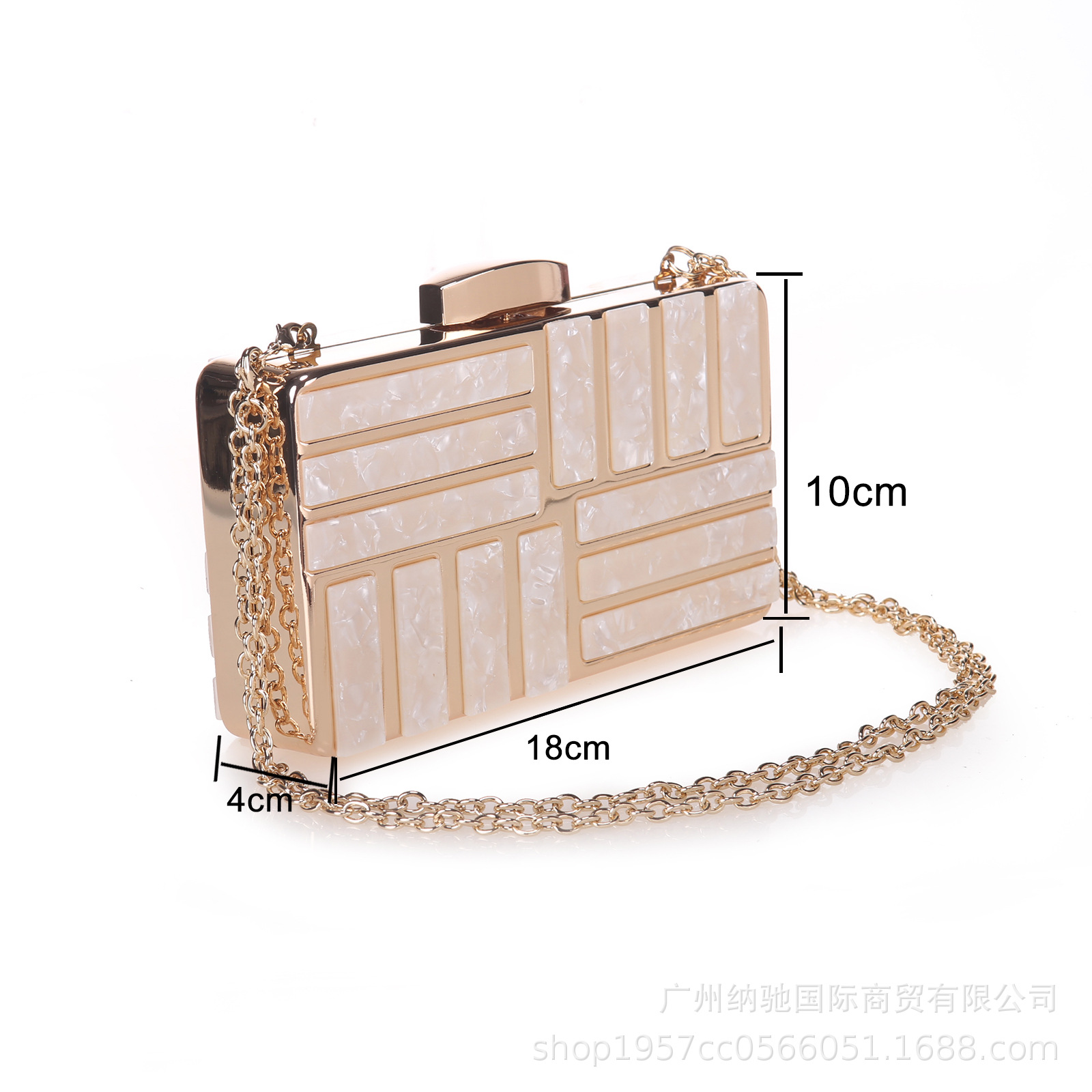 Acrylic evening bag plaid geometric pattern box bag clutch women's evening bag handbag organic glass bag