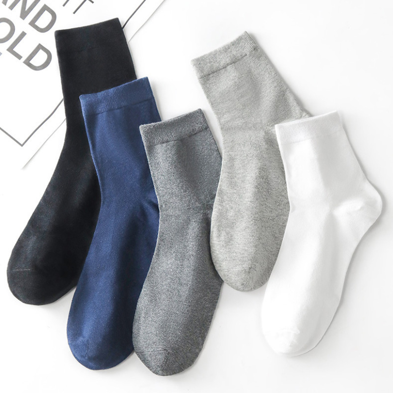 Disposable Socks for Men, Sweat-Absorbent, Odor-Resistant, Daily Use, Suitable for All Seasons, Travel-Friendly, Mid-Short Tube Socks, Sports Socks, Zhuji Sock Wholesale