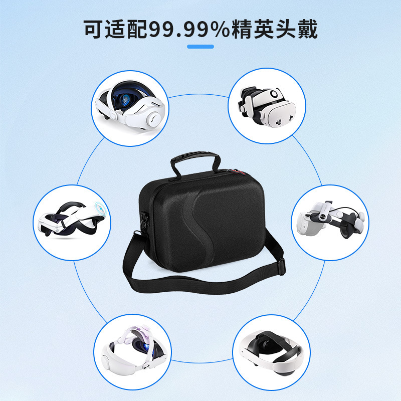Storage bag Meta Quest 3S sling bag Quest 3 compatible elite head strap Galaxy XR accessories