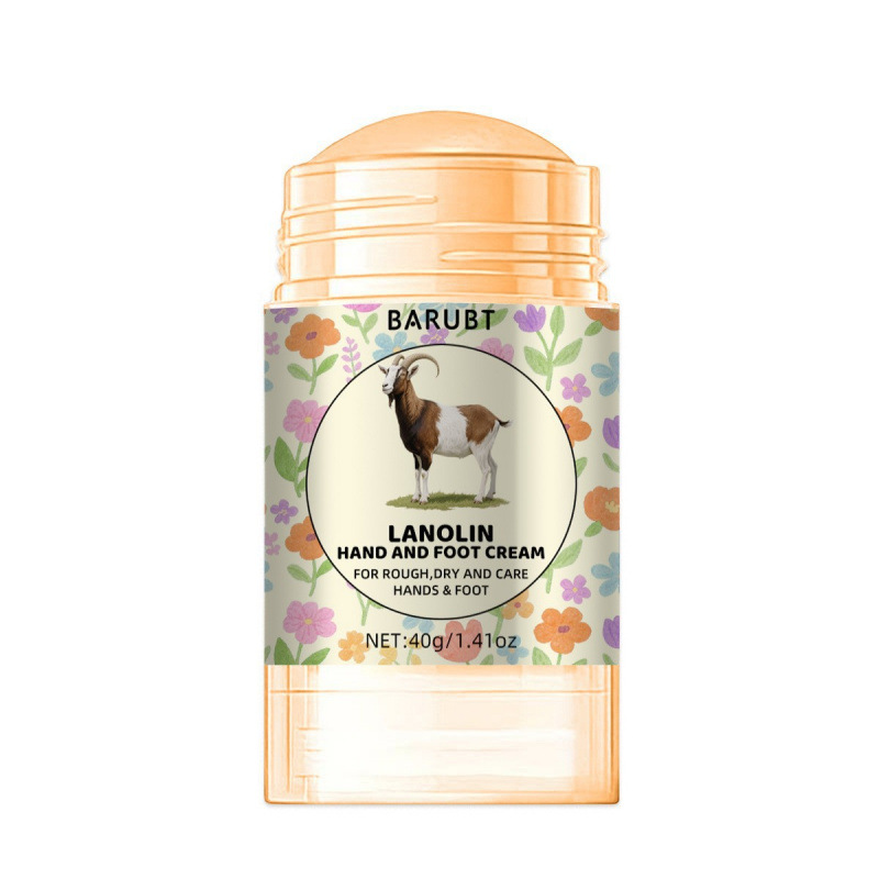 TK Salicylic Acid Urea Hand Foot Care Stick Autumn Winter Anti-Crack Moisturizing Hydrating Peach Lanolin