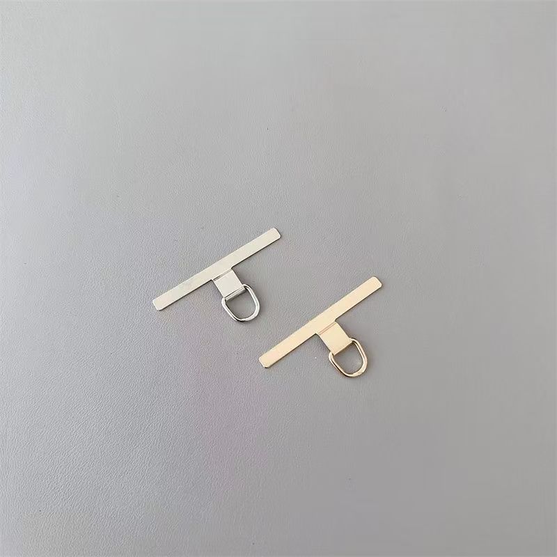 Phone lanyard fixing clip ultra-thin metal hook gasket sticker durable bracelet connection pendant neck