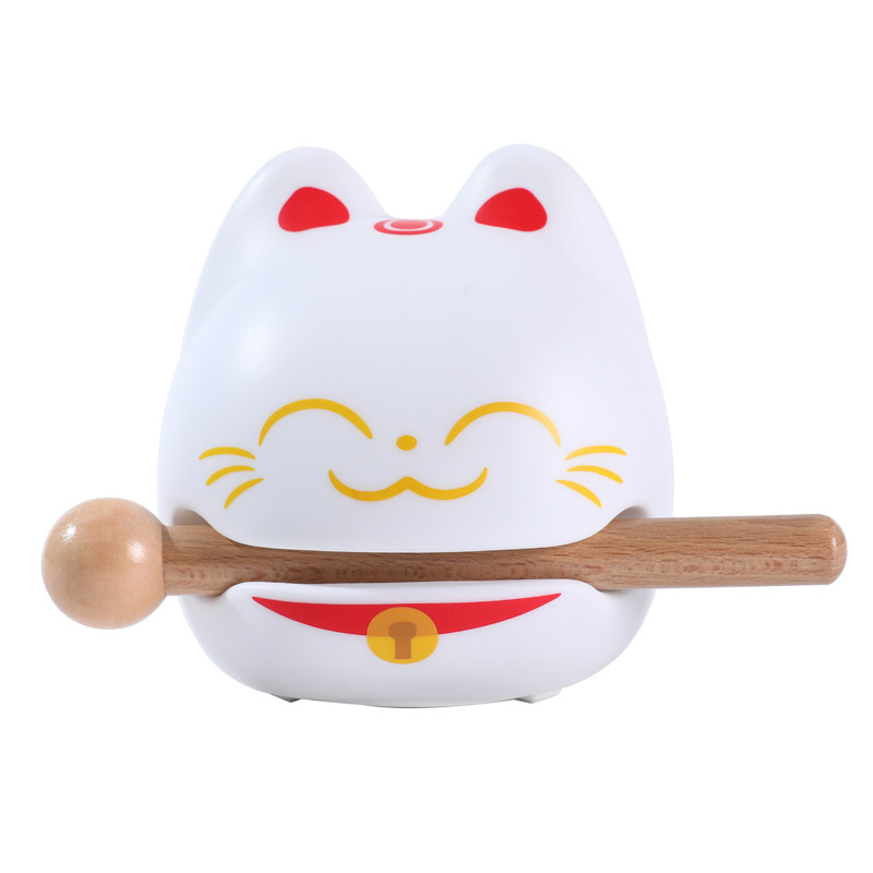 Tap wooden fish lamp Bluetooth speaker stress relief Qixi Festival birthday gift subwoofer cartoon home ornament Y580