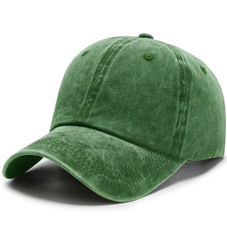 Washed Baseball Cap Coated Distressed Solid Blank Visor Cap Hat for Women