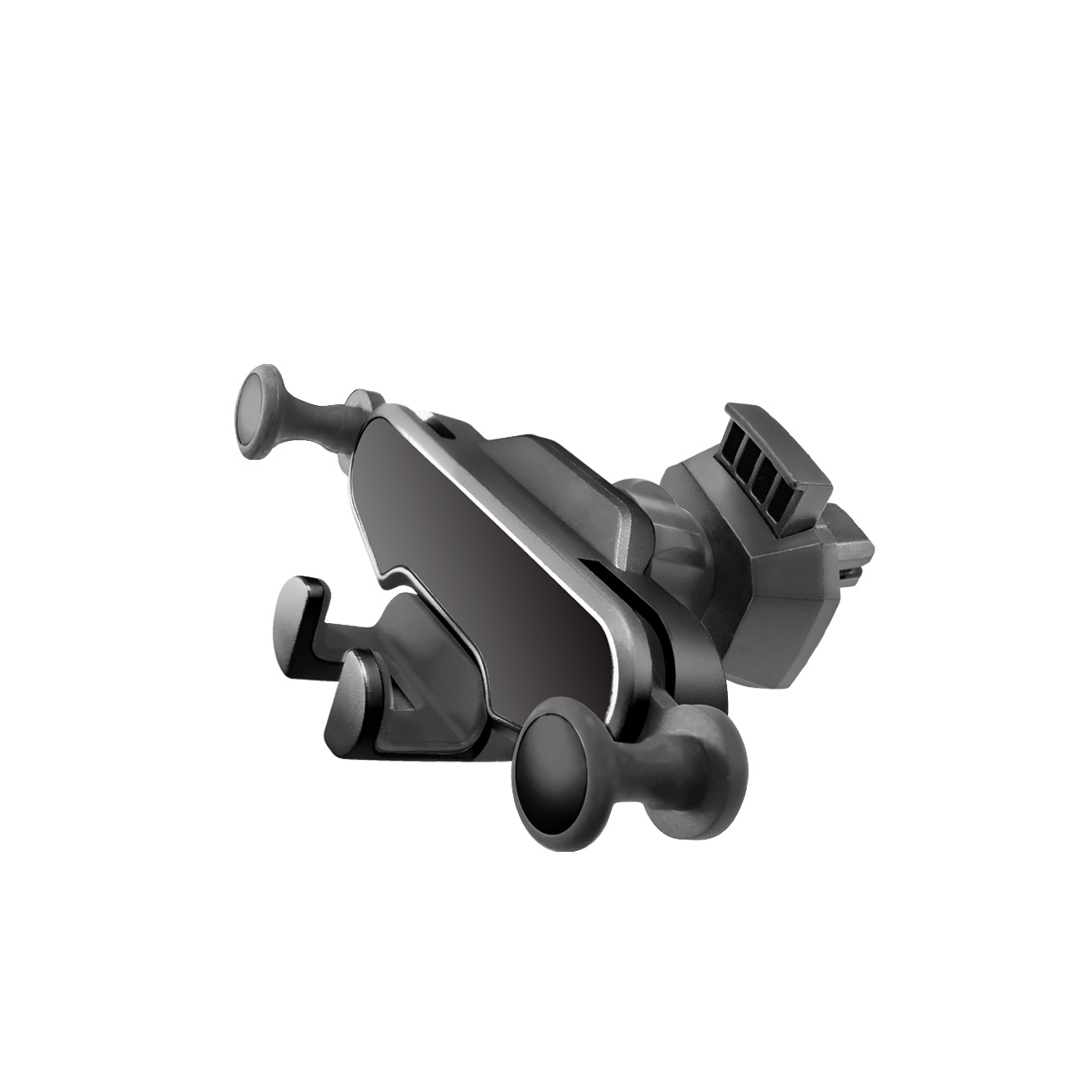 Car phone holder air vent phone navigation holder gravity retractable auto lock phone mount car new
