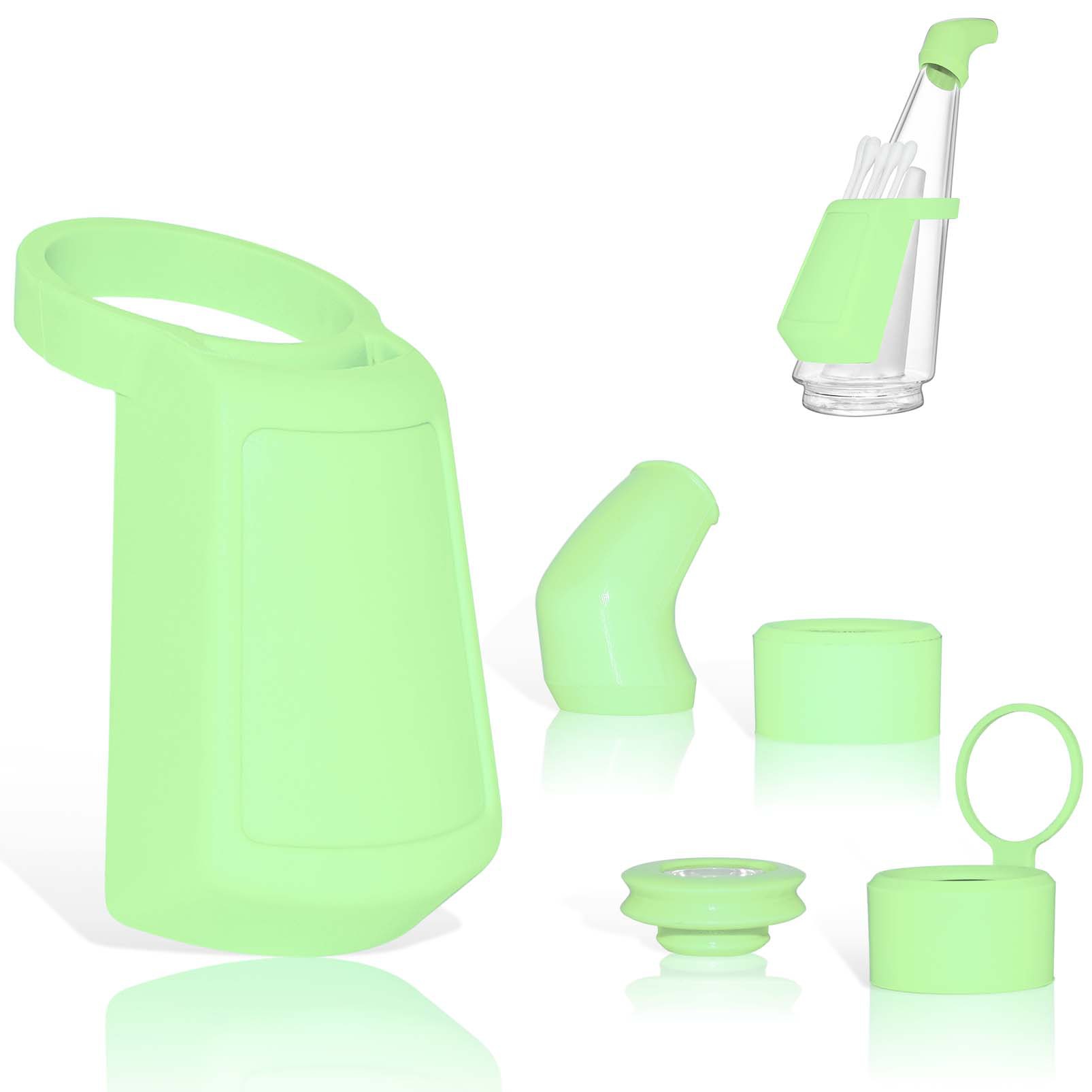 Rainbow 5-piece set replacement digital electronic accessories silicone protective cover for Puffco peak IVG