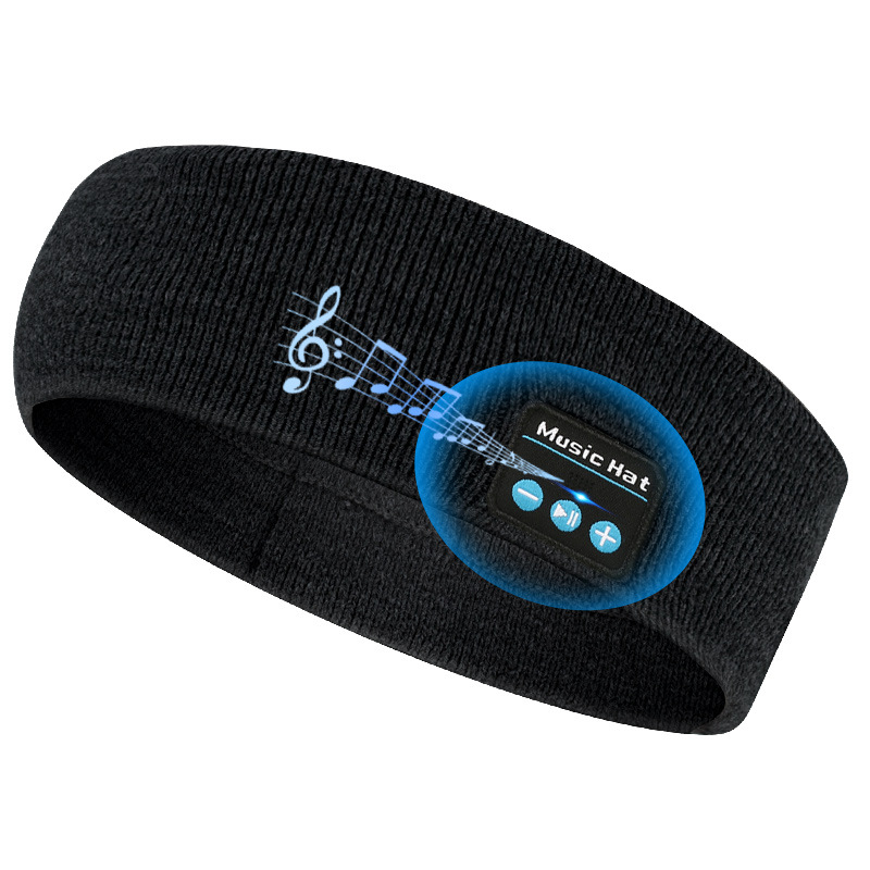 Bluetooth music sports headband dual-ear stereo rechargeable washable Bluetooth headband new private mold