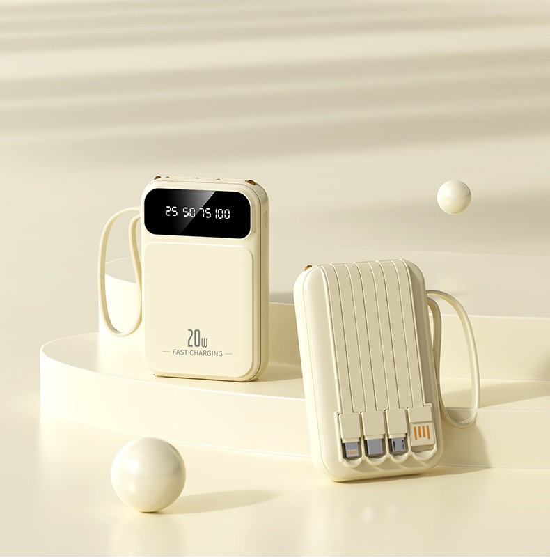 【LGD】3C Certified Mini Power Bank Cable Large Capacity Portable Mobile Power DX279 K7