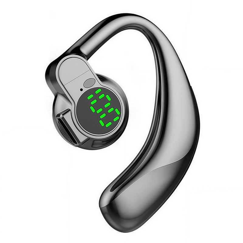 Bluetooth 5.4 Waterproof Wireless Earhook Noise Cancelling Earbuds Ultra Long Battery Life Bluetooth Earbuds Rotatable Stereo Sound S03